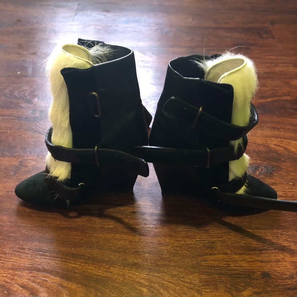 💯 Authentic  Isabel Marant Pony & Suede Boots